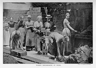 Women Brickmakers at Work, 1905.