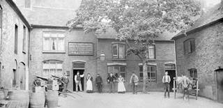 White Hart Hotel, Ironbridge, c.1900-1905.