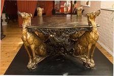 Donations help support projects - Museum of Iron - The Deerhound Table in the Museum