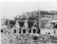 Historic photograph of the Blists Hill Furnaces - Ironbridge