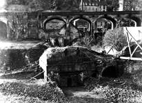 Photograph showing the excavation of the Old Furnace at Coalbrookdale in 1959.