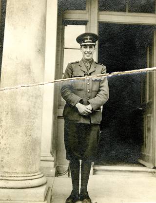 Portrait of Maurice Darby in World War One Uniform