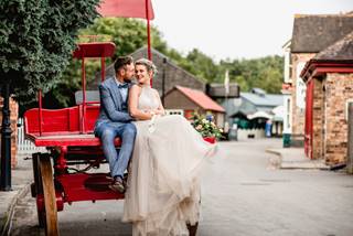 Wedding Couple at Blists Hill Victorian Town