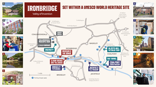 Map of The Ironbridge Gorge