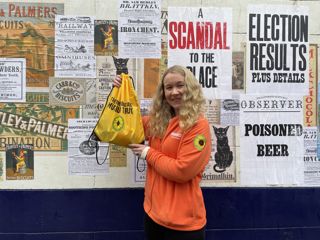 Staff Member Holding A Sensory Bag At Blists Hill Victorian Town 12 2024 (1)