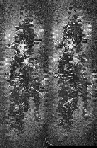 Illustration Showing 'The Doubles', The Method Used In Shropshire To Raise And Lower Men Into Mines. From La Vie Souteraines (1868).