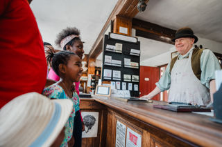 Family With Demonstrator At Blists Hill Victorian Town 09 23
