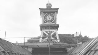 The clocktower of the Museum of Iron