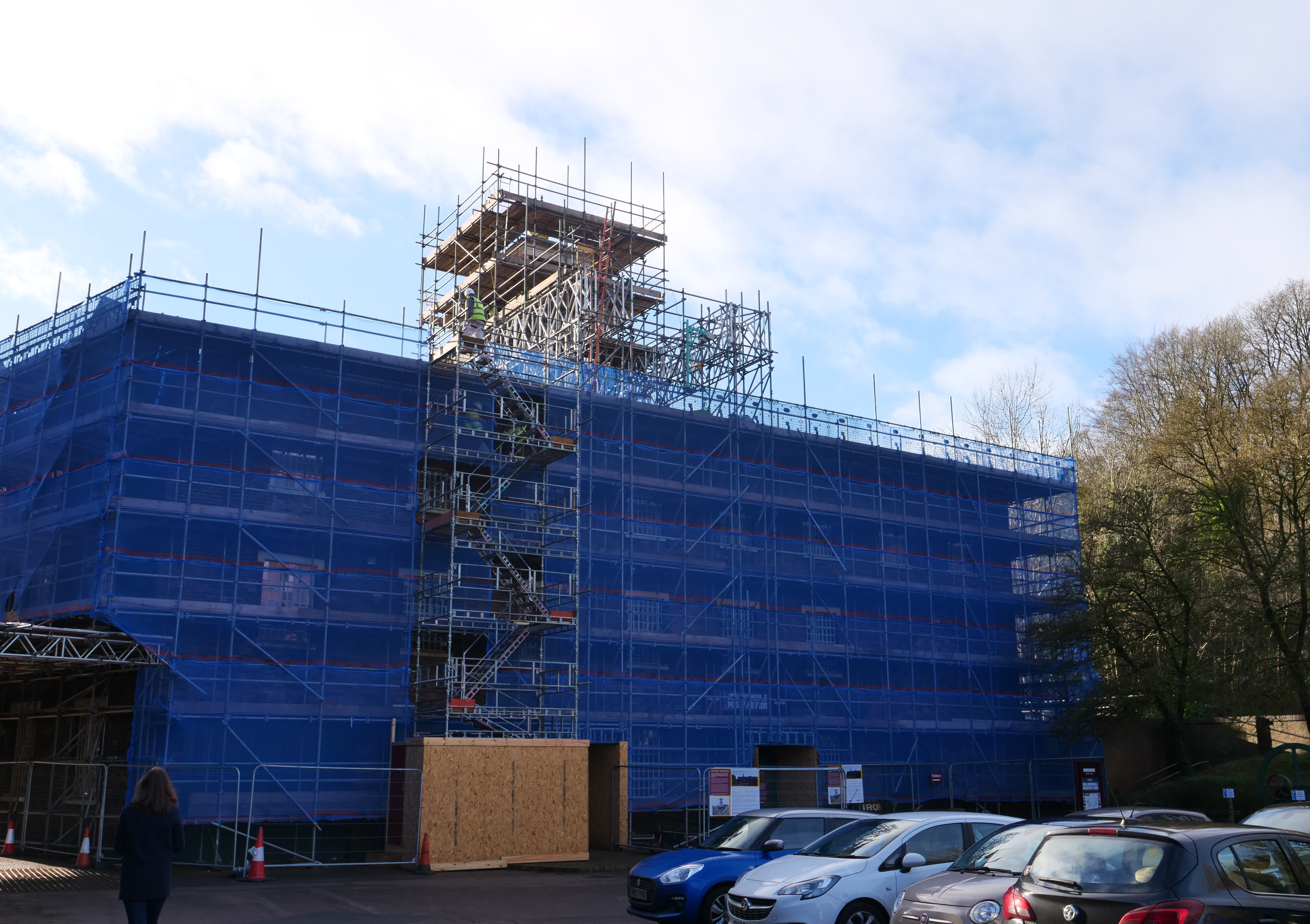 Coalbrookdale Museum Of Iron Under Scaffolding 01 25